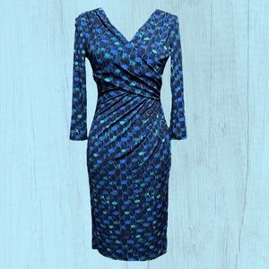 Lauren by Ralph Lauren Faux Wrap Dress - Size 2